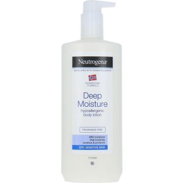 NEUTROGENA DEEP MOISTURE SENSITIVE SKIN HYPOALLERGENIC BODYLOTION 400 ML