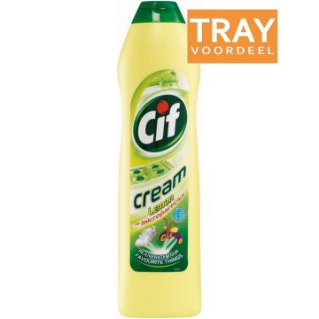 CIF CREAM CITROEN (CIF) CREAM LEMON SCHUURMIDDEL TRAY 16 X 500 ML
