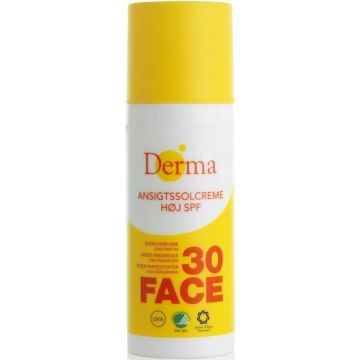 DERMA ANSIGTSSOLCREME SPF30 FACE CREAM POMP 50 ML