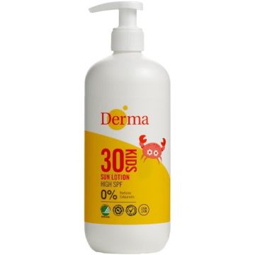 DERMA KIDS SUN LOTION SPF 30 ZONNEBRAND POMP 500 ML