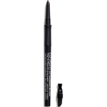 GOSH THE ULTIMATE (GOSH COPENHAGEN) THE ULTIMATE EYELINER WITH A TWIST 07 CARBON BLACK OOGPOTLOOD 1 STUK