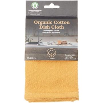 SMART ORGANIC COTTON MOSTERD VAATDOEK 1 STUK