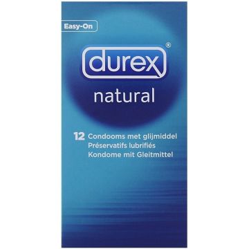 DUREX NATURAL CONDOOMS 12 STUKS