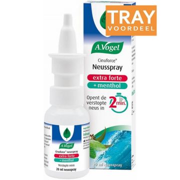 A. VOGEL CINUFORCE NEUSSPRAY EXTRA FORTE + MENTHOL 160 X 20 ML