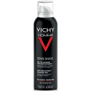 VICHY HOMME SENSI SHAVE ANTI-IRRITATION SHAVING GEL SCHEERGEL FLACON 150 ML