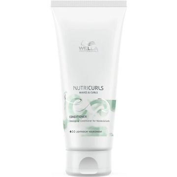 WELLA PROFESSIONALS NUTRICURLS (WELLA) NUTRICURLS WAVES &amp; CURLS DETANGLING CONDITIONER CREMESPOELING TUBE 200 ML