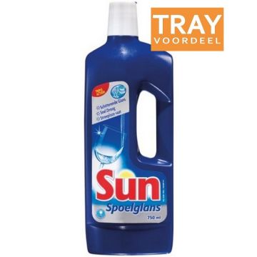 SUN SPOELGLANS TRAY 8 X 750 ML