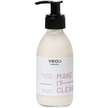 VEOLI BOTANICA MAKE IT CLEAR FACE CLEANSING MILK EMULSION GEZICHTSREINIGER POMP 200 ML