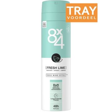 8X4 NO. 7 FRESH LIME DEODORANT SPRAY TRAY 30 X 150 ML