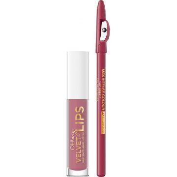 EVELINE OH MY VELVET LIPS 13 BROWNIE BISCOTTI LIPSTICK + LIPLINER SET 1 STUK