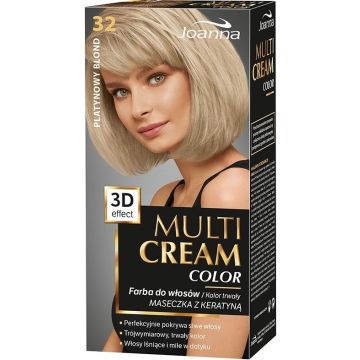 JOANNA MULTI CREAM COLOR (JOANNA) MULTI CREAM COLOR 32 PLATINUM BLOND HAARVERF 1 STUK