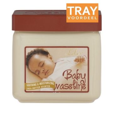 LALA'S BABY VASELINE SHEA BUTTER TRAY 6 X 368 GRAM