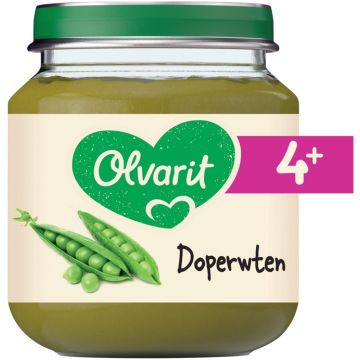 OLVARIT 4+ MAANDEN DOPERWTEN BABYVOEDING 125 GRAM