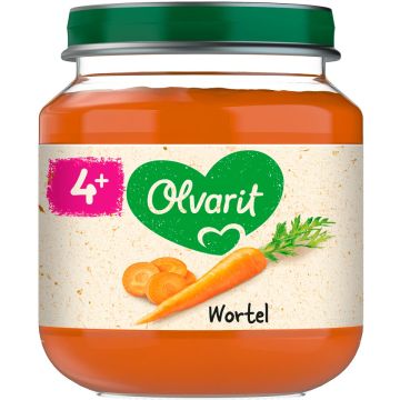 OLVARIT 4+ MAANDEN WORTEL BABYVOEDING 125 GRAM