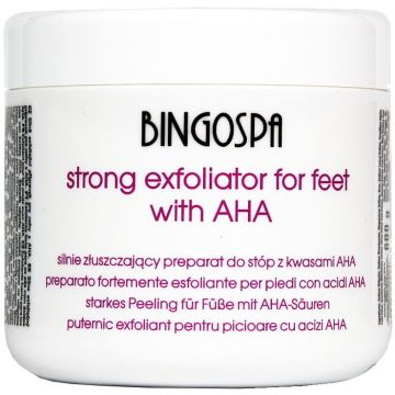 BINGO SPA FEET WITH AHA STRONG EXFOLIATER VOETSCRUB 600 GRAM