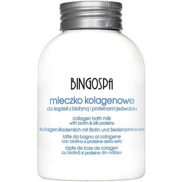 BINGO SPA BIOTIN & SILK PROTEINS COLLAGEN BATH MILK BADMELK 500 ML