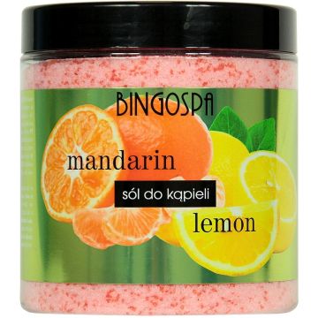 BINGO SPA MANDARIN & LEMON BATH SALT BADZOUT 900 GRAM
