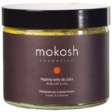 MOKOSH ORANGE & CINNAMON BODY SALT SCRUB 300 GRAM