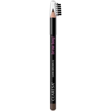 CLARESA BROW BOY! 12 DARK BROWN WENKBRAUWPOTLOOD 1,15 GRAM