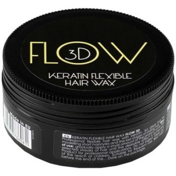 STAPIZ FLOW 3D (STAPIZ) FLOW 3D KERATIN FLEXIBLE HAIR WAX POT 100 GRAM