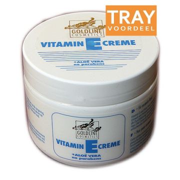 GOLDLINE VITAMINE E CREME + ALOE VERA NORMALE HUID TRAY 12 X 250 ML