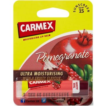 CARMEX POMEGRANATE MOISTURIZING LIP BALM LIPPENBALSEM STICK 4 GRAM