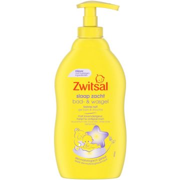 ZWITSAL SLAAP ZACHT LAVENDELGEUR BAD- & WASGEL 400 ML