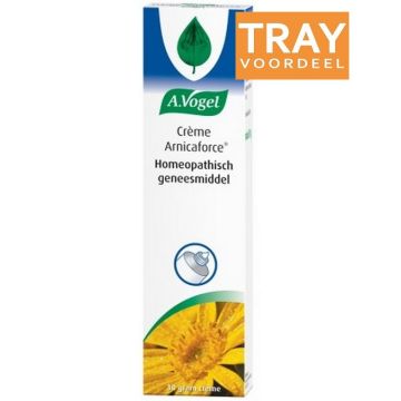 A. VOGEL CREME ARNICAFORCE HOMEOPATHISCH GENEESMIDDEL BIJ KNEUZINGEN EN SPIERPIJN TRAY 72 X 30 GRAM