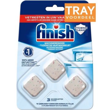 FINISH VAATWAS MACHINEREINIGER TABLETTEN TRAY 8 X 3 STUKS