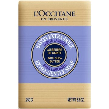 L'OCCITANE SHEA LAVENDER EXTRA-GENTLE SOAP ZEEPBLOK 250 GRAM