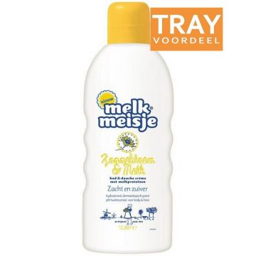 MELKMEISJE ZONNEBLOEM & MELK (MELKMEISJE) ZONNEBLOEM & MELK BAD & DOUCHECREME TRAY 4 X 1000 ML