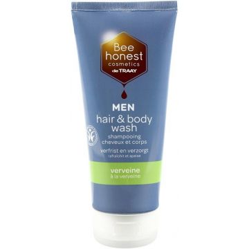 DE TRAAY MEN BEE HONEST VERVEINE HAIR & BODY WASH DOUCHEGEL 200 ML