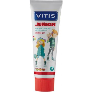 VITIS JUNIOR TUTTI FRUTTI TANDPASTA TUBE 75 ML