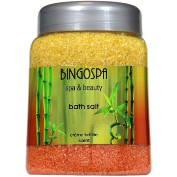 BINGO SPA SPA & BEAUTY CREME BRULEE BATH SALT BADZOUT 850 GRAM