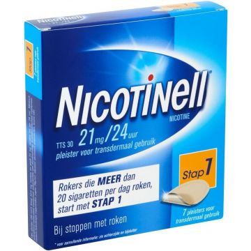 NICOTINELL PLEISTERS TTS 30 DOOSJE 7 STUKS
