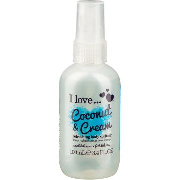I LOVE COCONUT & CREAM REFRESHING BODY SPRITZER BODYMIST 100 ML