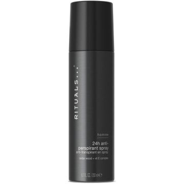 RITUALS HOMME CEDARWOOD + VIT E COMPLEX 24H ANTI-PERSPIRANT DEODORANT SPRAY 200 ML