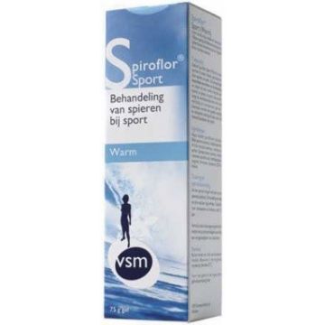 VSM SPIROFLOR SPORT BEHANDELING VAN SPIEREN BIJ SPORT WARM TUBE 75 GRAM