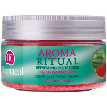 DERMACOL AROMA RITUAL REFRESHING BODY SCRUB FRESH WATERMELON POT 200 GRAM