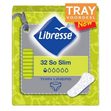 LIBRESSE SO SLIM INLEGKRUISJES TRAY 12 X 32 STUKS