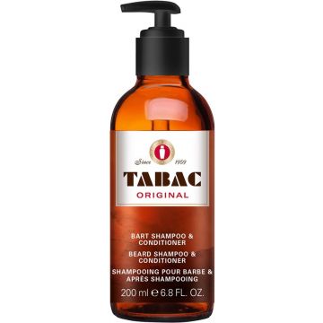 TABAC ORIGINAL BEARD SHAMPOO & CONDITIONER POMP 200 ML