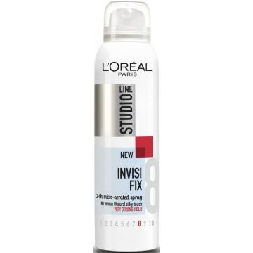L'OREAL STUDIO LINE INVISI FIX (L'OREAL) INVISI FIX HAARLAK SPUITBUS 250 ML