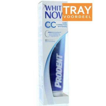 PRODENT WHITE NOW CARE CORRECTION WHITENING TANDPASTA TRAY 12 X 75 ML