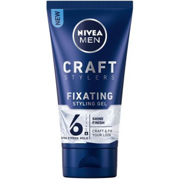 NIVEA MEN CRAFT STYLERS FIXATING STYLING GEL TUBE 150 ML