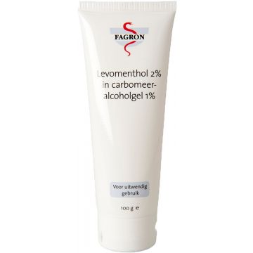 FAGRON LEVOMENTHOL 2% IN CARBOMEERALCOHOLGEL TUBE 100 GRAM