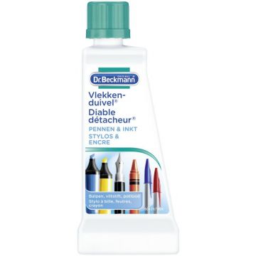 DR. BECKMANN VLEKKENDUIVEL PENNEN & INKT VLEKVERWIJDERAAR FLACON 50 ML