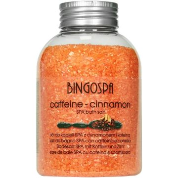 BINGO SPA CAFFEINE - CINNAMON SPA BATH SALT BADZOUT 600 GRAM