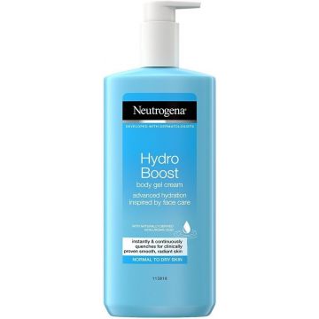 NEUTROGENA HYDRO BOOST NORMAL TO DRY SKIN BODY GEL CREAM BODYGEL 400 ML