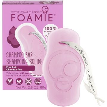 FOAMIE ACAI BERRY SHAMPOO BAR FOR FINE HAIR 80 GRAM