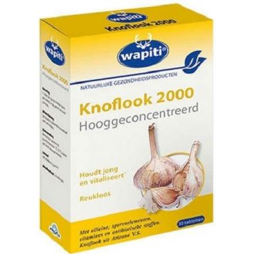 WAPITI KNOFLOOK 2000 TABLETTEN DOOSJE 30 STUKS